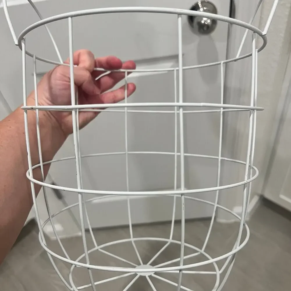 White Wire Basket